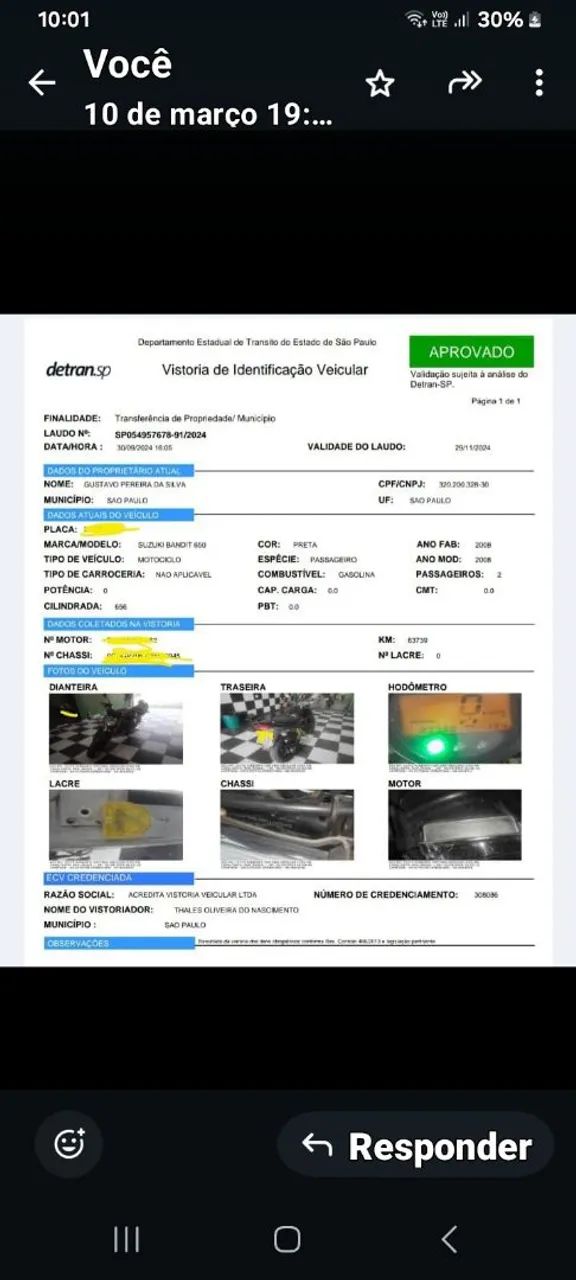 Bandit 650 ótimo estado  - Foto 6