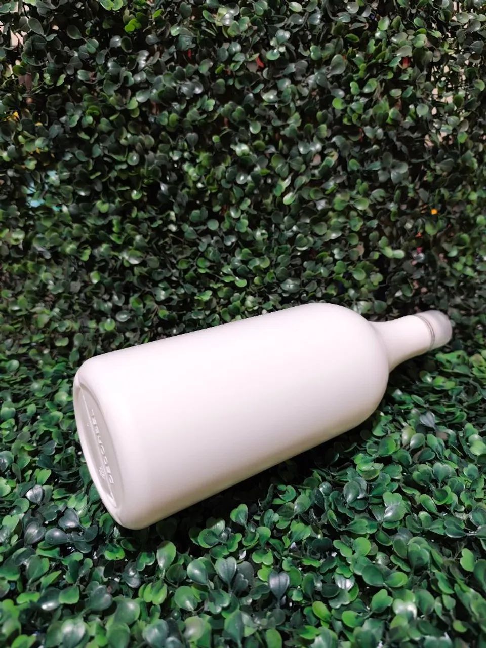 Lote com 10 Garrafas Plásticas Brancas - 500ml | Tampa Friso em PEAD<br> - Foto 2