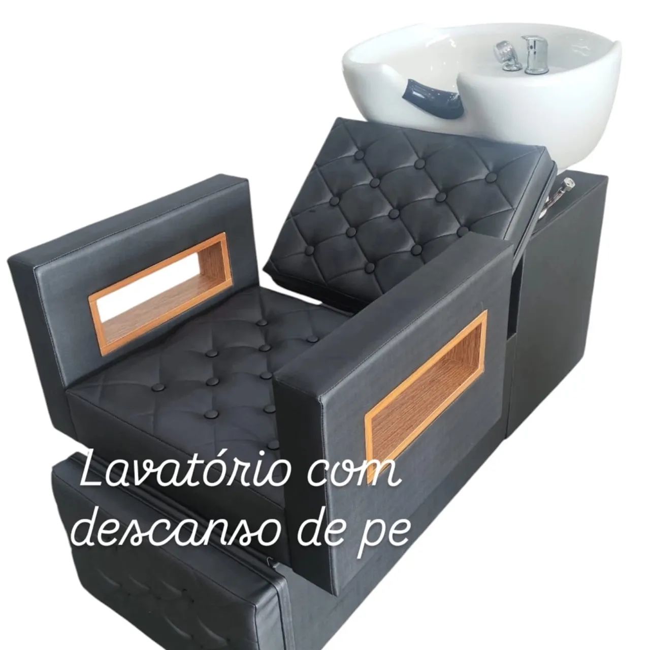 Lavatório para salão de beleza Cuba louça  - Foto 3