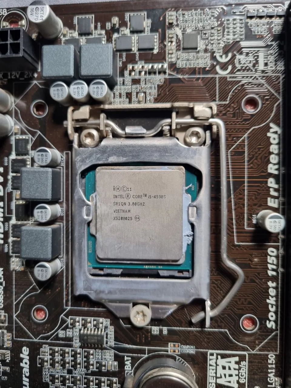 Kit core i5 1150 + placa mãe e 12gb ram  - Foto 2