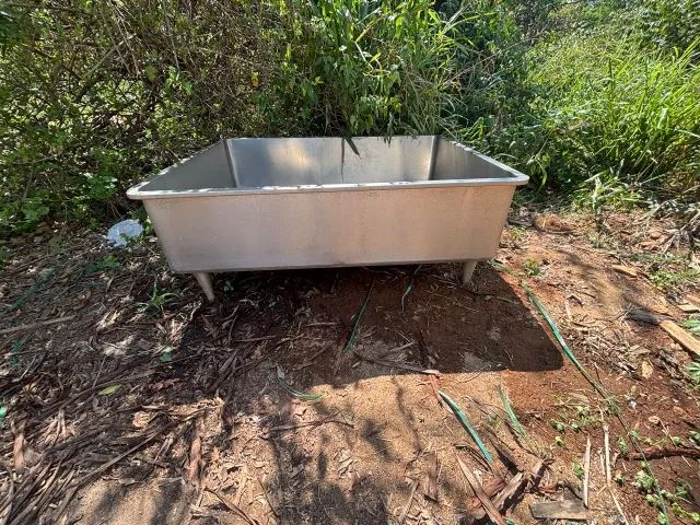Tanque de Aço Inox Retangular (Usado)