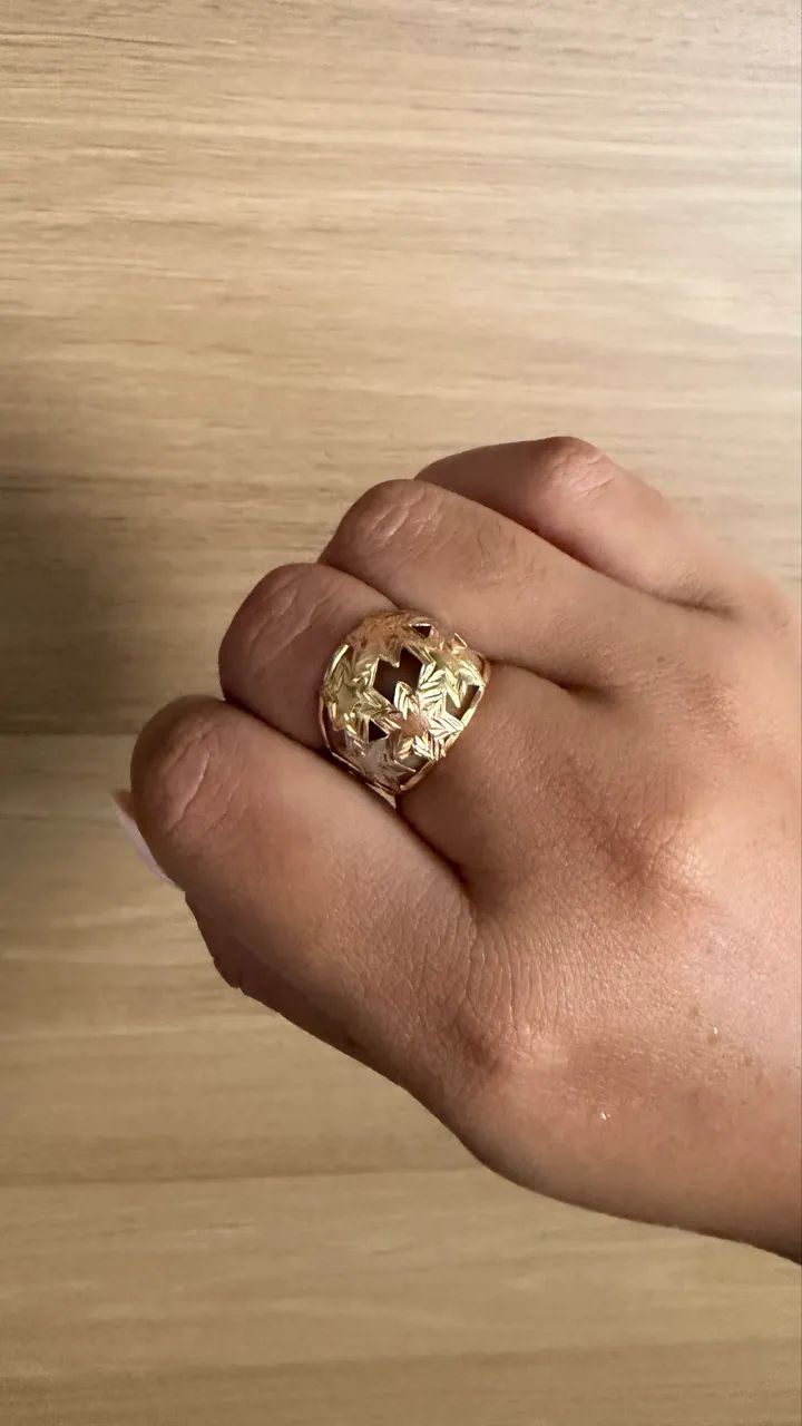 Anel de ouro 18k