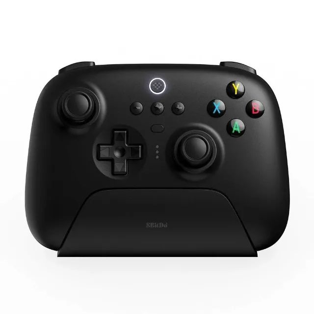 Controle Sem Fio 8Bitdo Ultimate Hall Effect 2.4G/BT/USB, PC/IOS/Android c/ Dock 12x 31,30