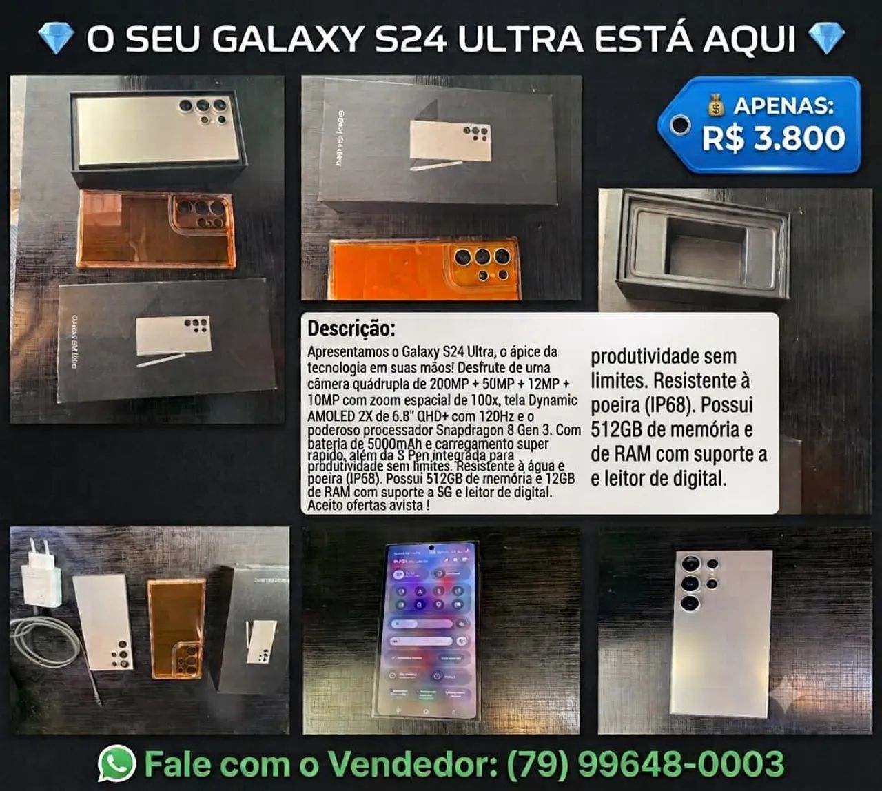 Samsung S24 ULTRA 512GB 