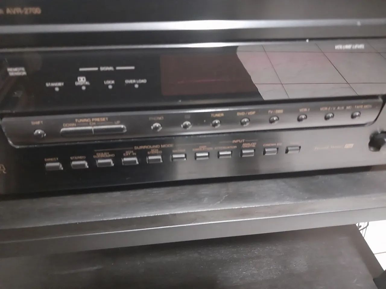 Receiver Denon AVR 2700 com saída para toca discos - Foto 4