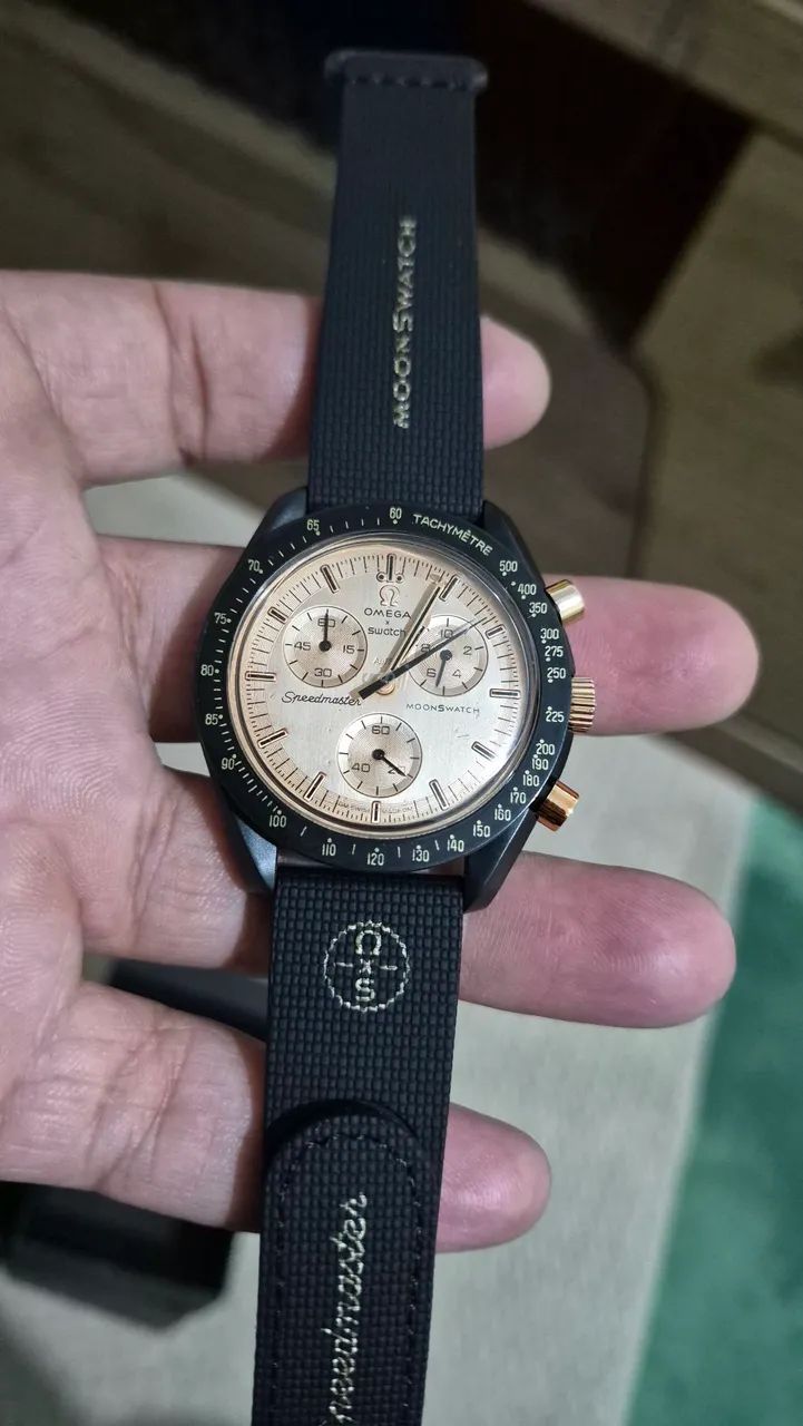 Relógio omega ×swatch triple +AAA