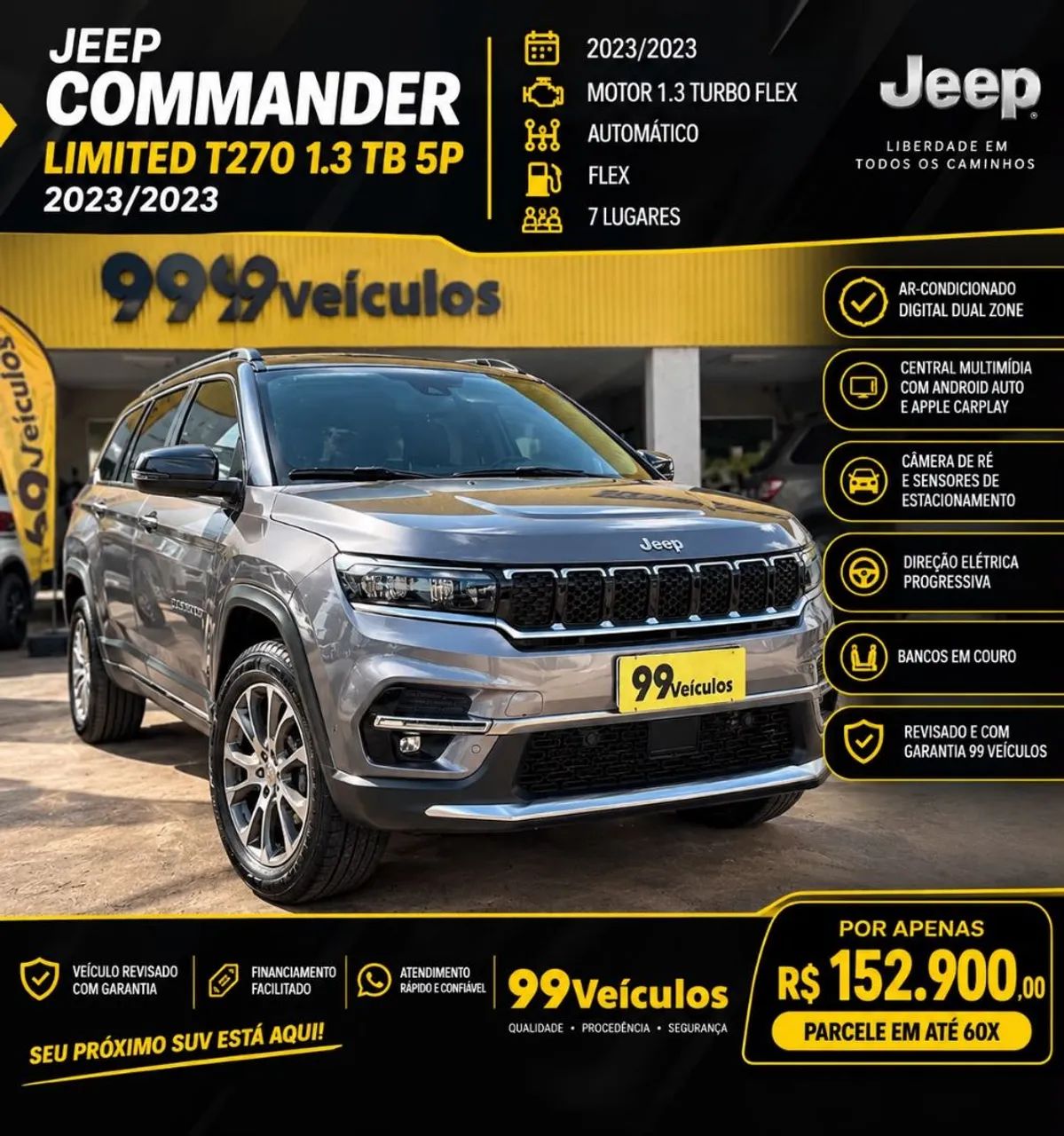 Jeep Commander Limited T270 1.3 TB Flex AUT 2023