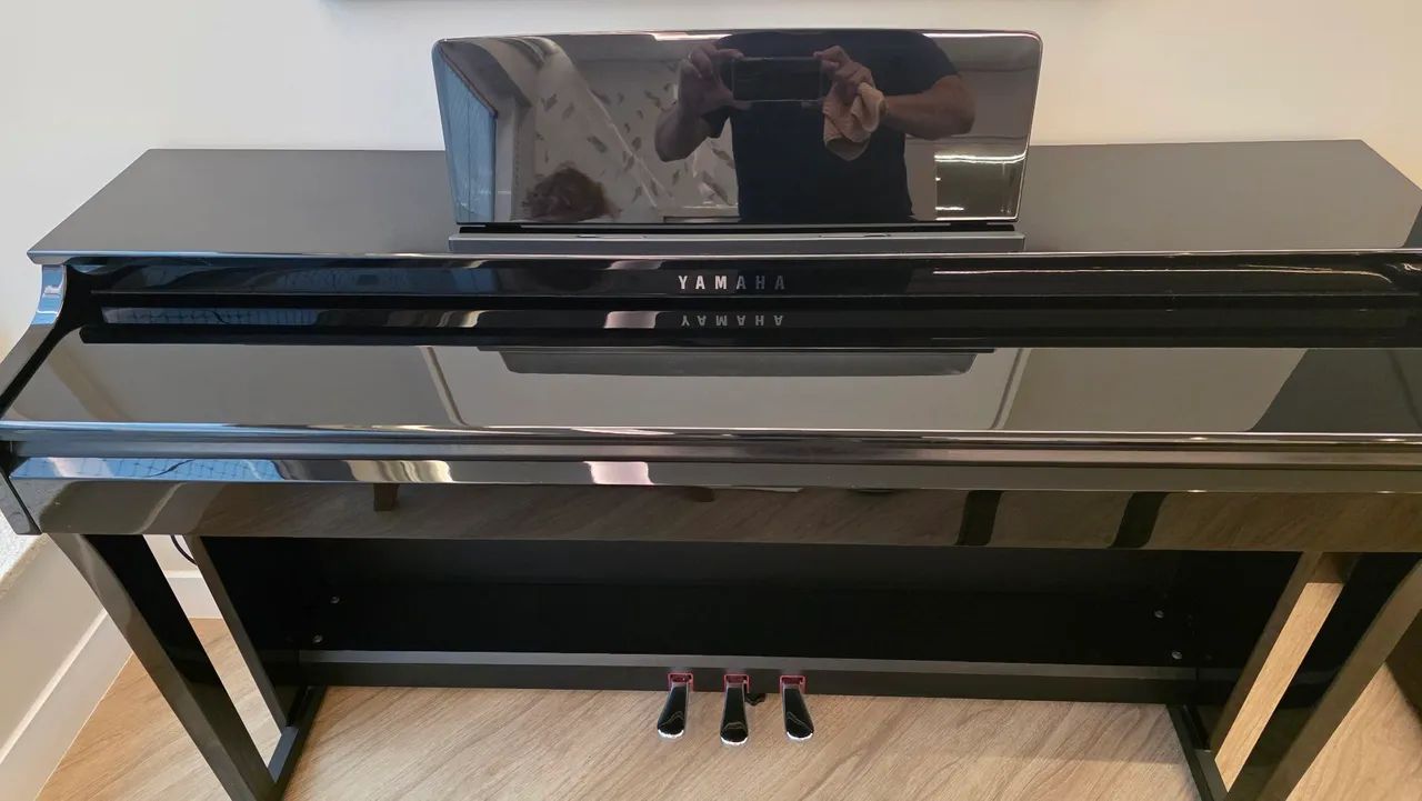 Clavinova Yamaha Clp 625 Pe Polished Ebony Piano Digital - Foto 4