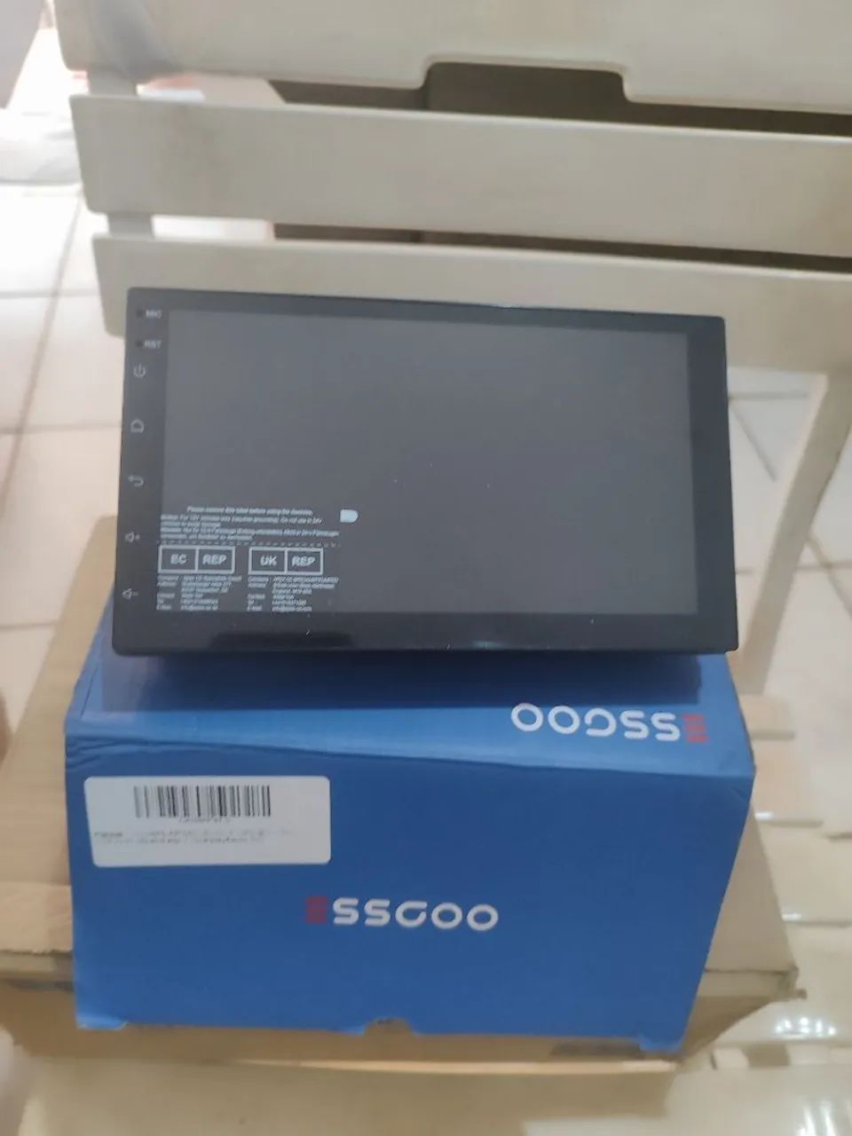 Multimídia ESSGOO 7 polegadas + câmera Nova - Foto 2