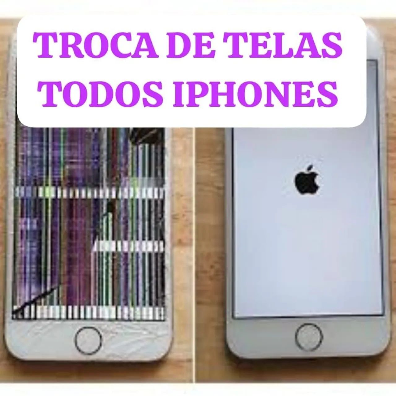 TROCA DE TELA DE IPHONES 