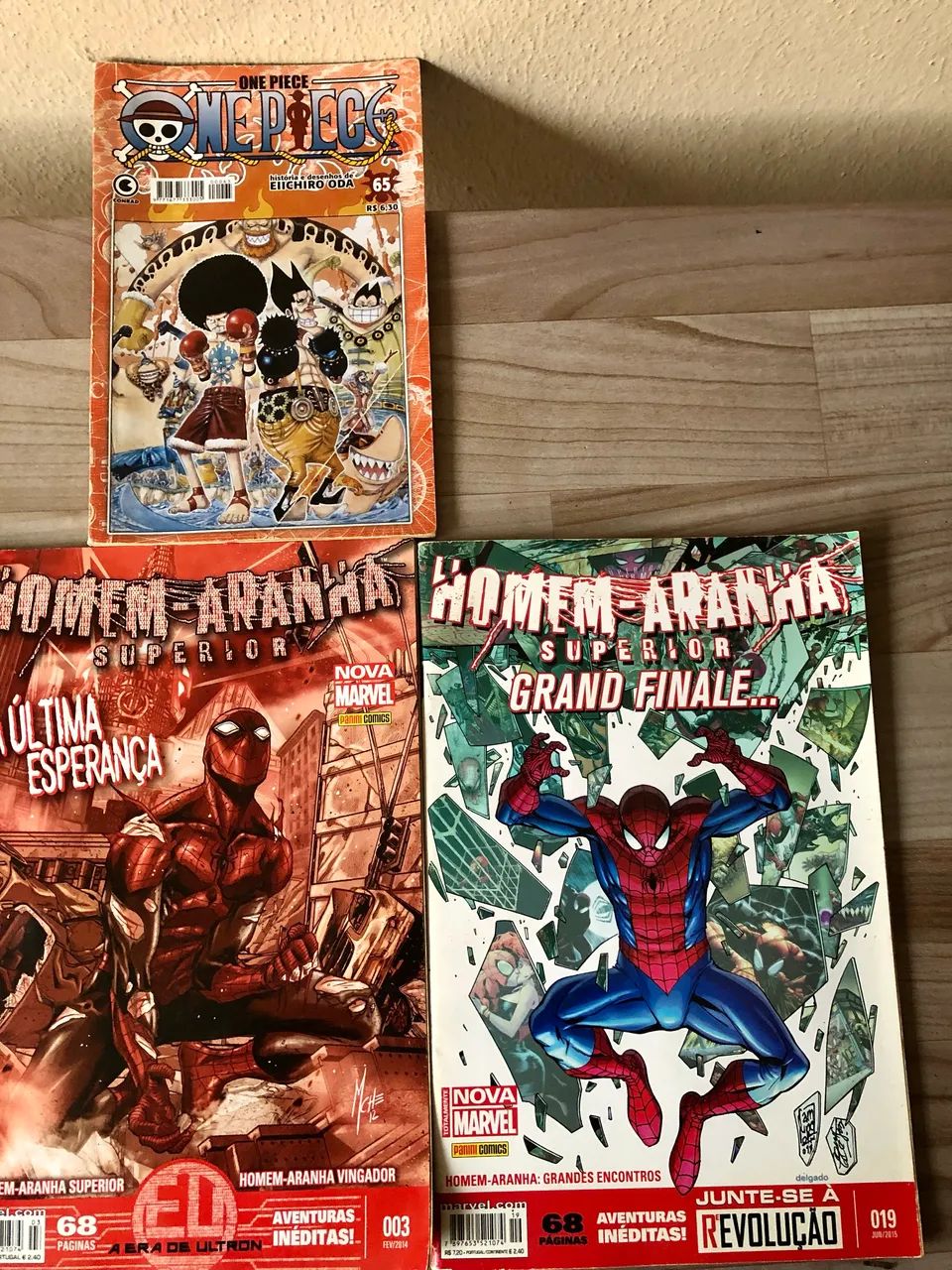 Mangá Batman homem aranha e one piece - Foto 3