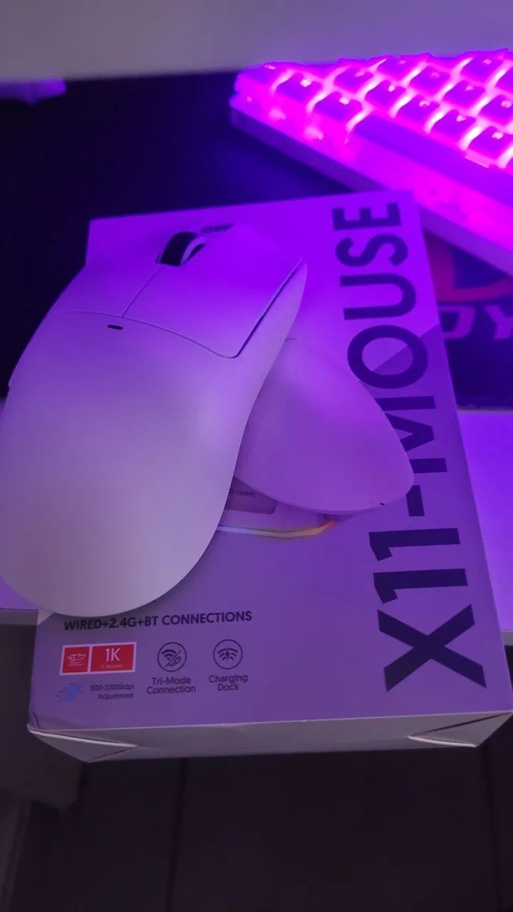 Attack shark x11 com dock - Foto 2