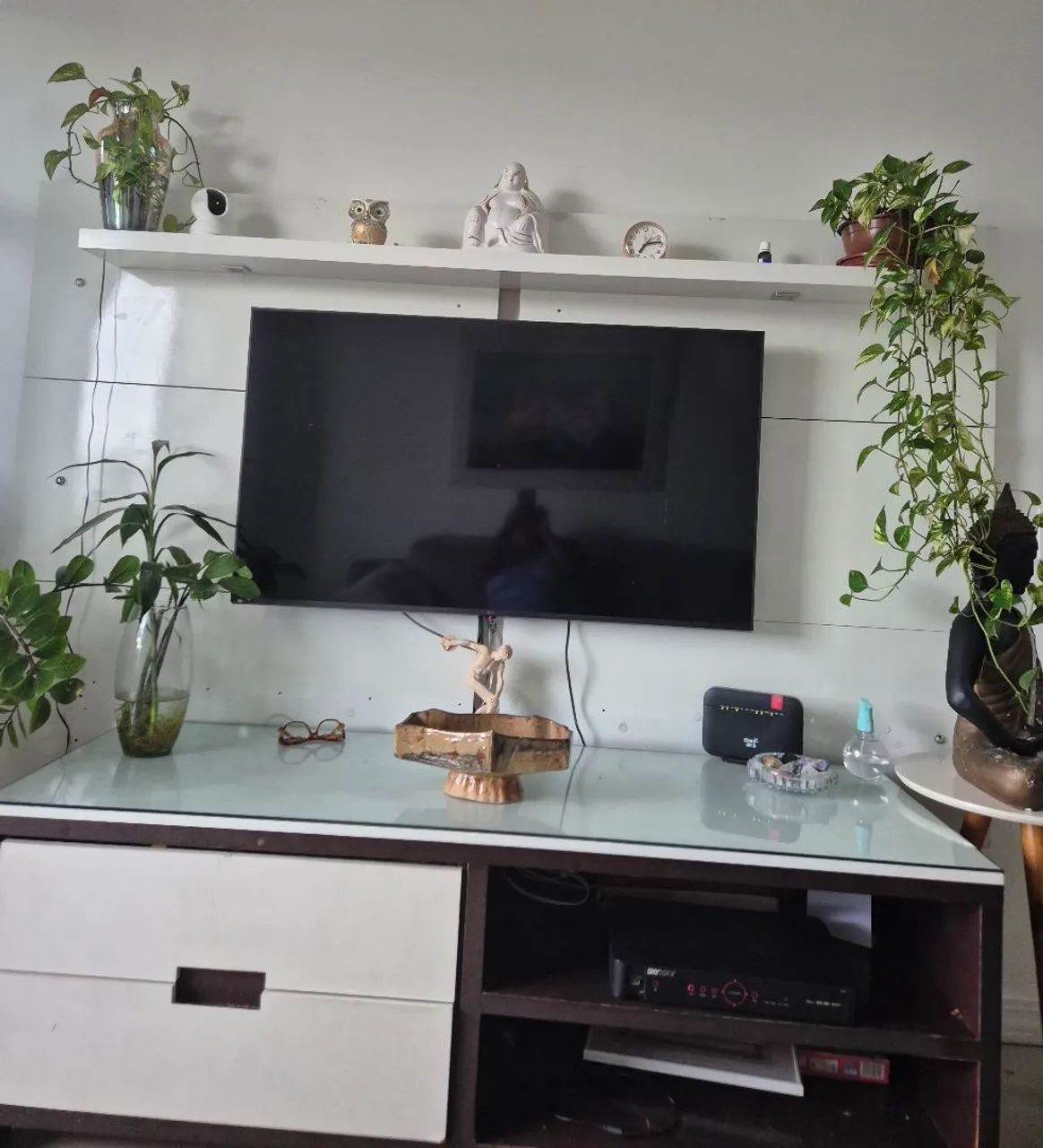 Rack com painel