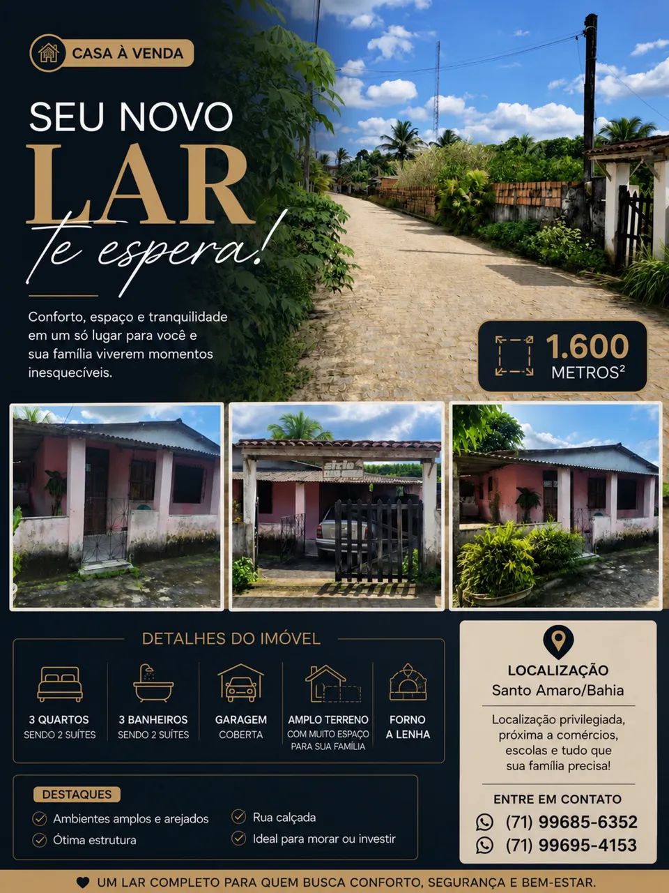Vendo Sítio com 1.600m