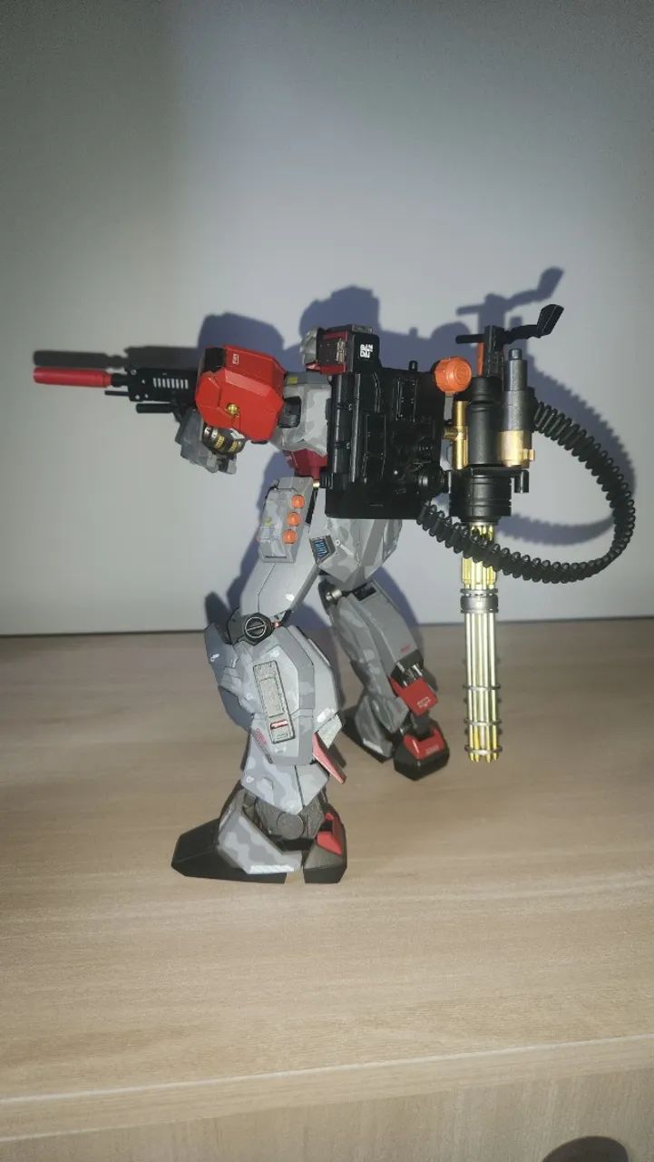 Gundam Jesta Mg Pintado E Montado Camuflagem Cinza - Foto 3
