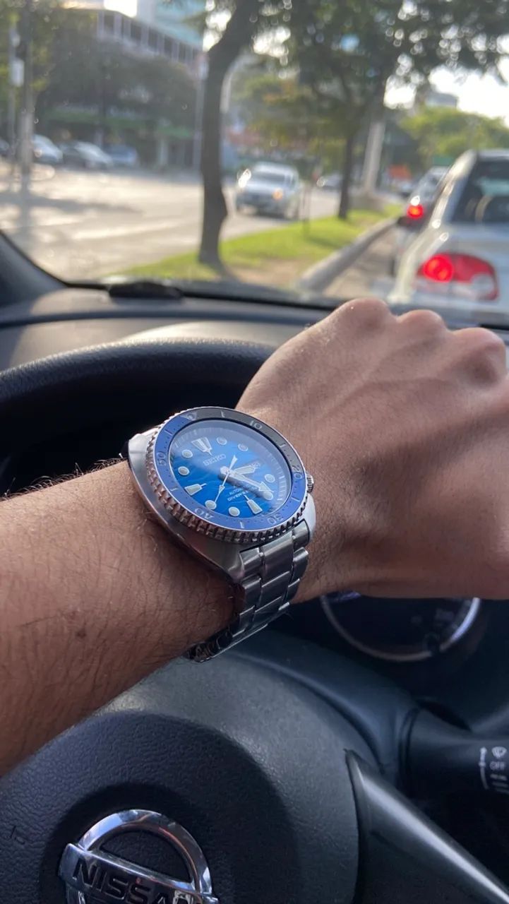 Relógio Seiko turtle - Save the ocean - Great white shark  - Foto 2