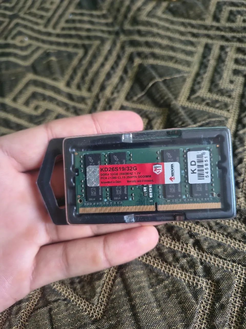Memória ram 32gb DDR4 NOTEBOOK 