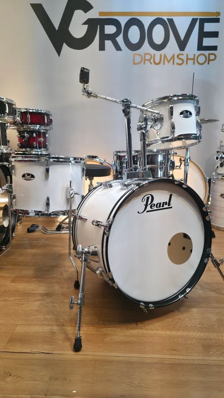 Bateria Pearl RoadShow Whait solid. - Foto 2