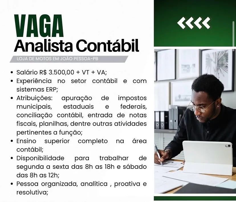 VAGAS DE EMPREGO - ABERTAS - Foto 4