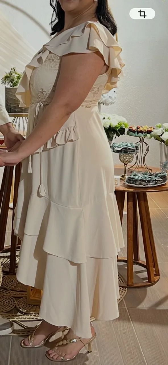 Vendo Vestido Nude - Foto 3