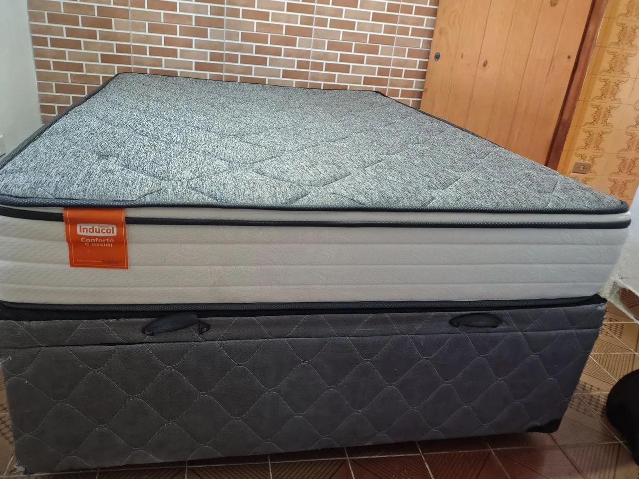 Cama Box Baú Casal E Colchão  - Foto 2