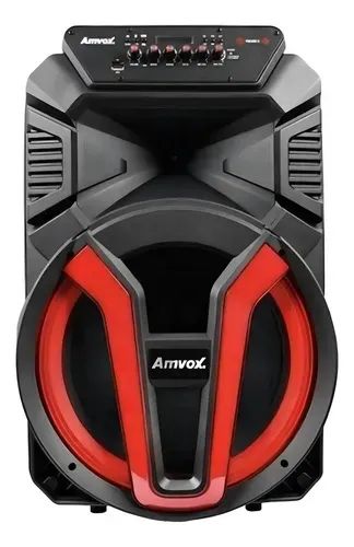 Caixa Amplificada Bluetooth Aca 780 Vulcano 700w Amvox Cor Preto