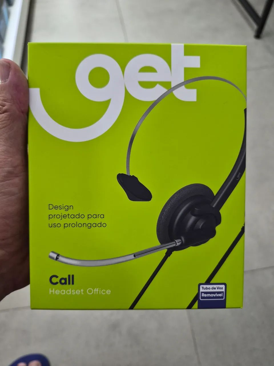 Headset Get Call USB Preto para reuniões e conferências