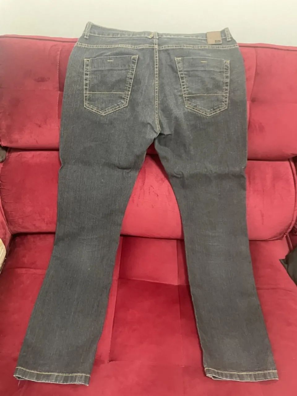Título: Calça Jeans Preta Reef Nº 46 - Bom Estado - Foto 3