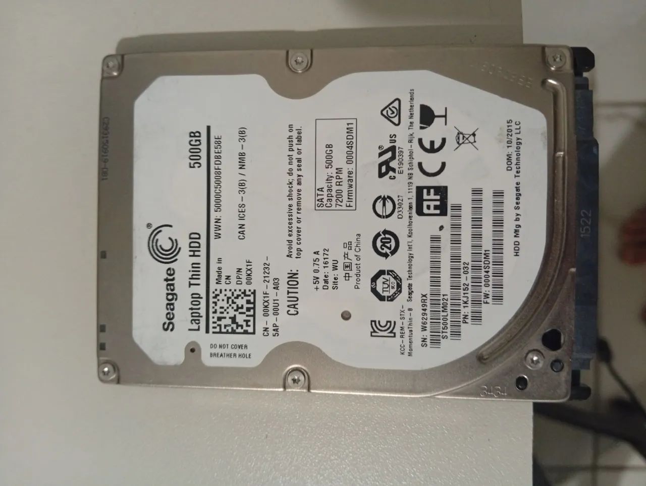 Hd seagate 500 gb formatado