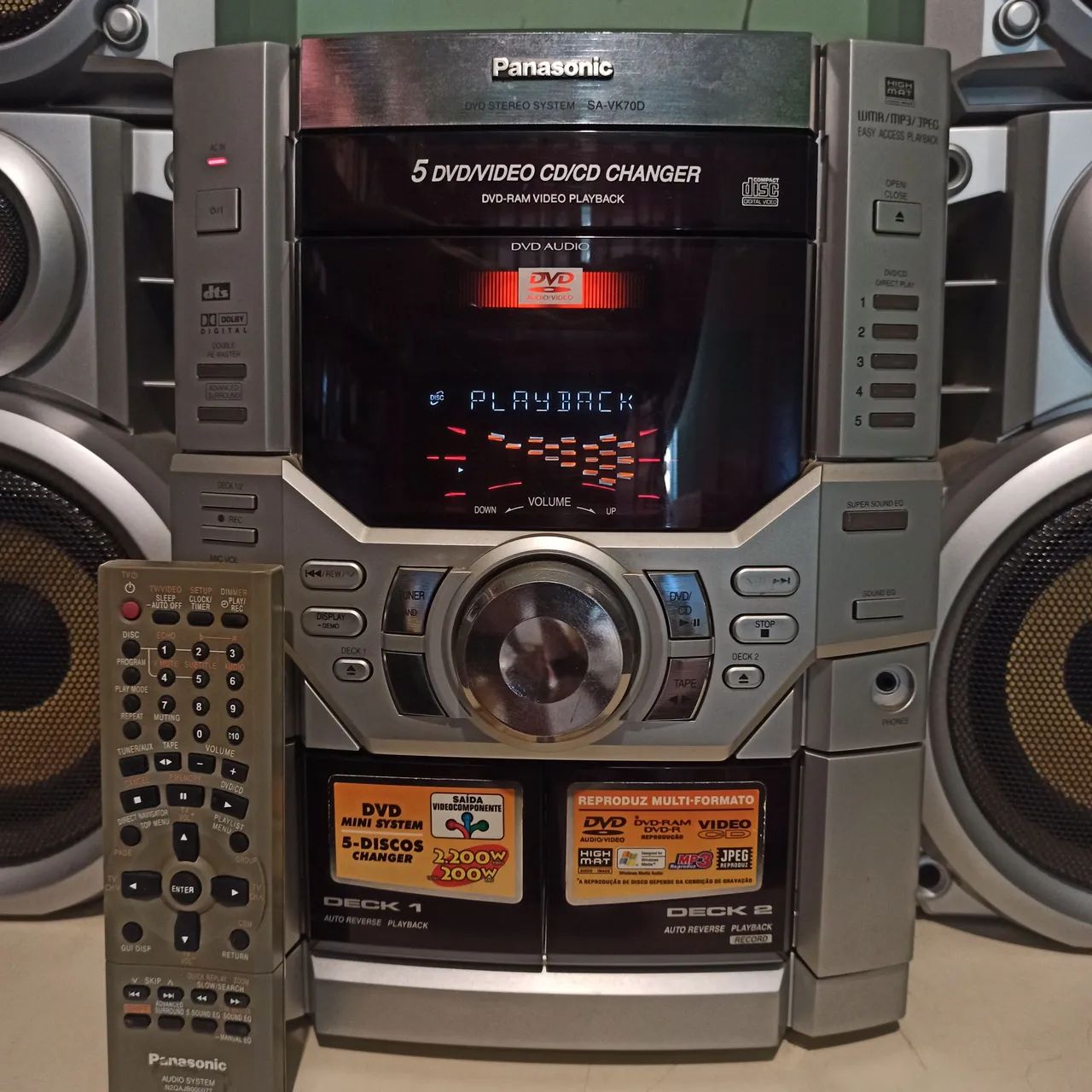 Panasonic SC VK70D LB-S - Aparelhos de Som - Thomaz Coelho