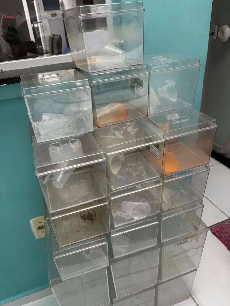 Pote acrílico 