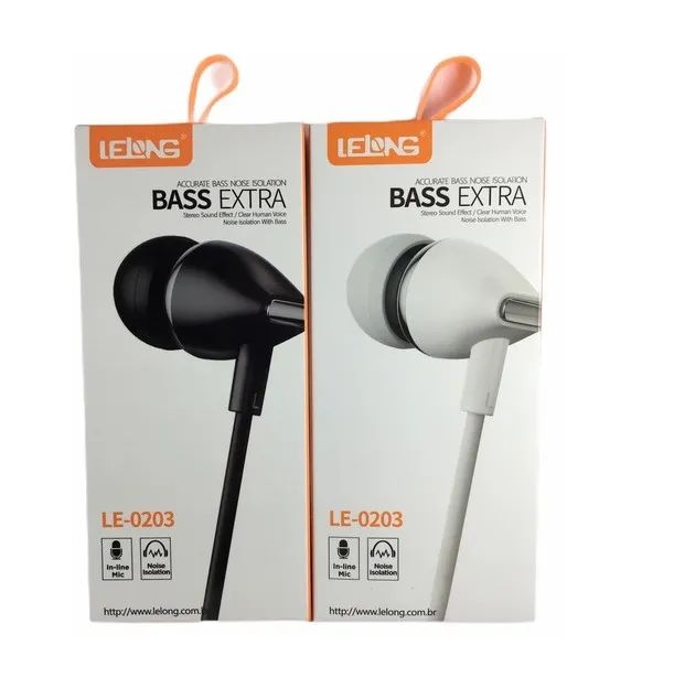 Fone de Ouvido com Microfone Extra Bass