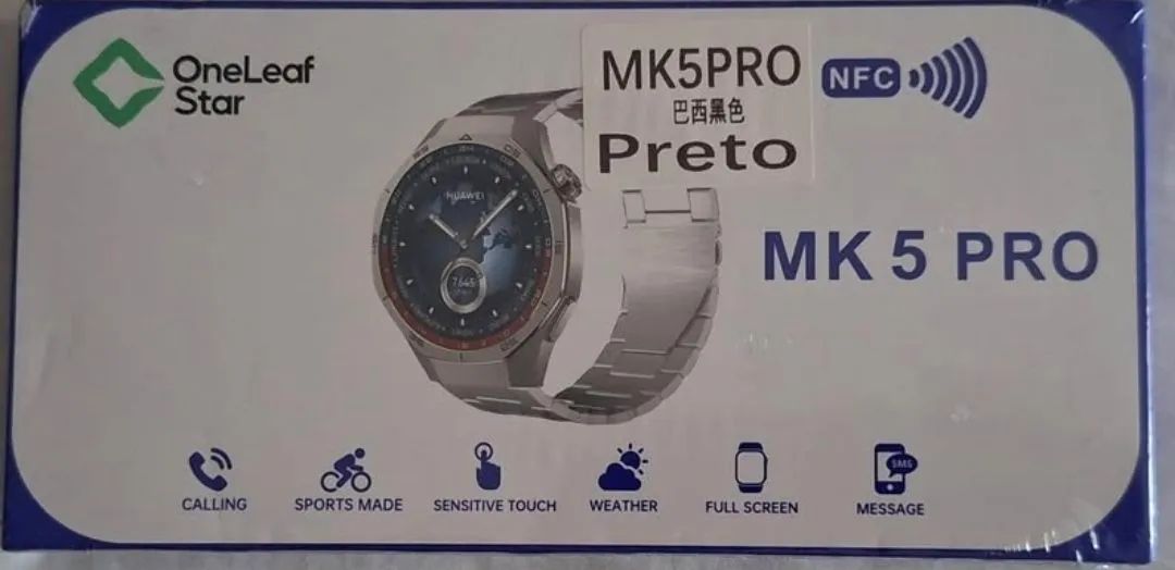 Smartwatch Preto Mk