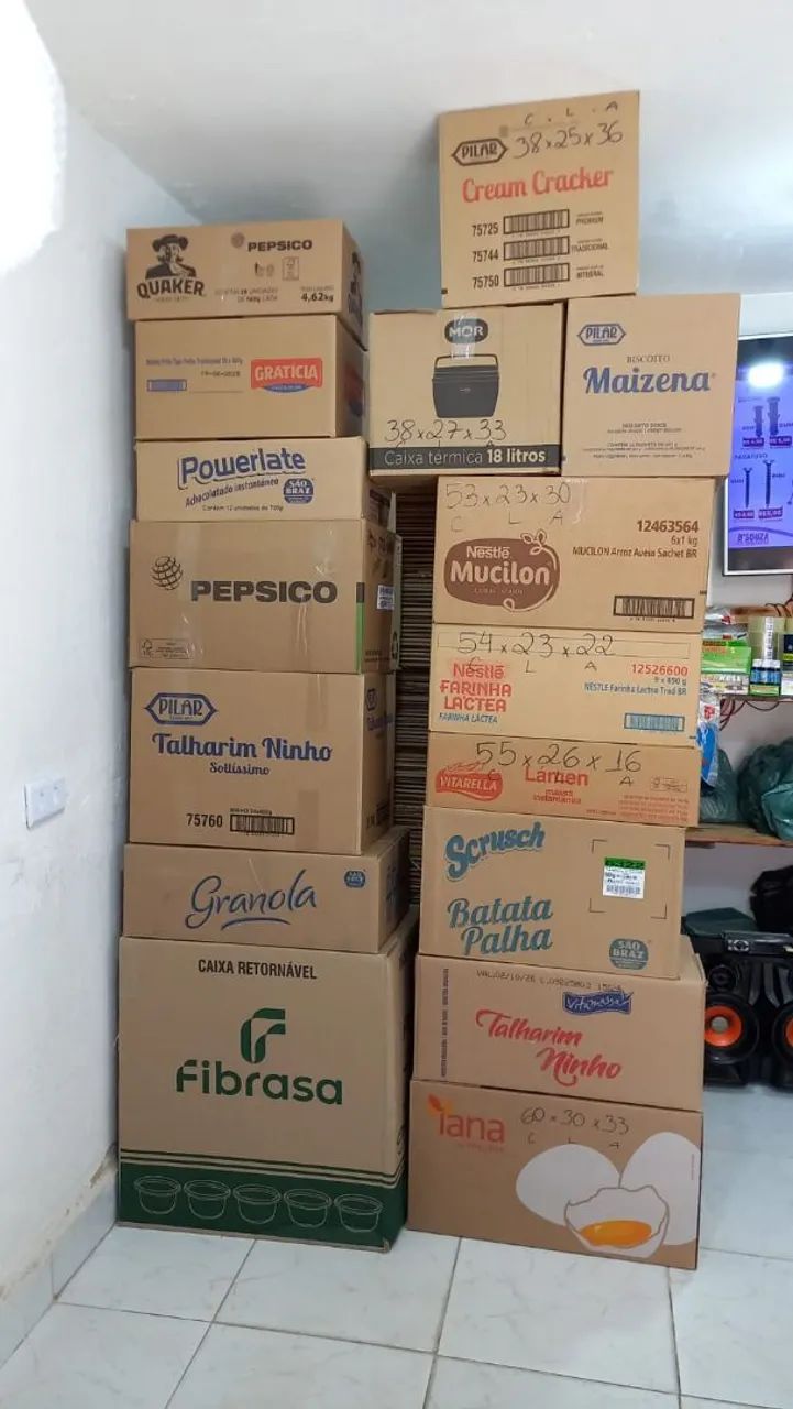 Caixa de papelão - Embale sua Mudança com caixas de Papelão 