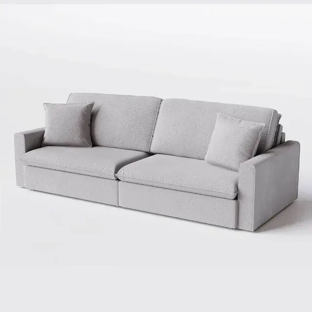 Sofá Cama 3 Lugares Linho - Ideal Para Sala 