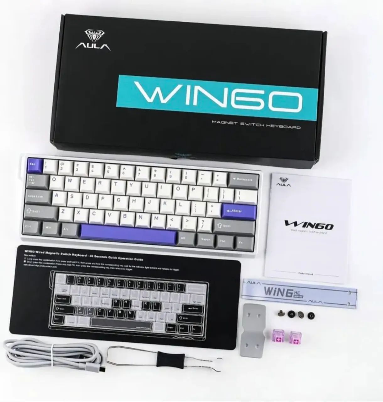 Teclado magnético Aula Win60HEMAX 8000mhz 0.01