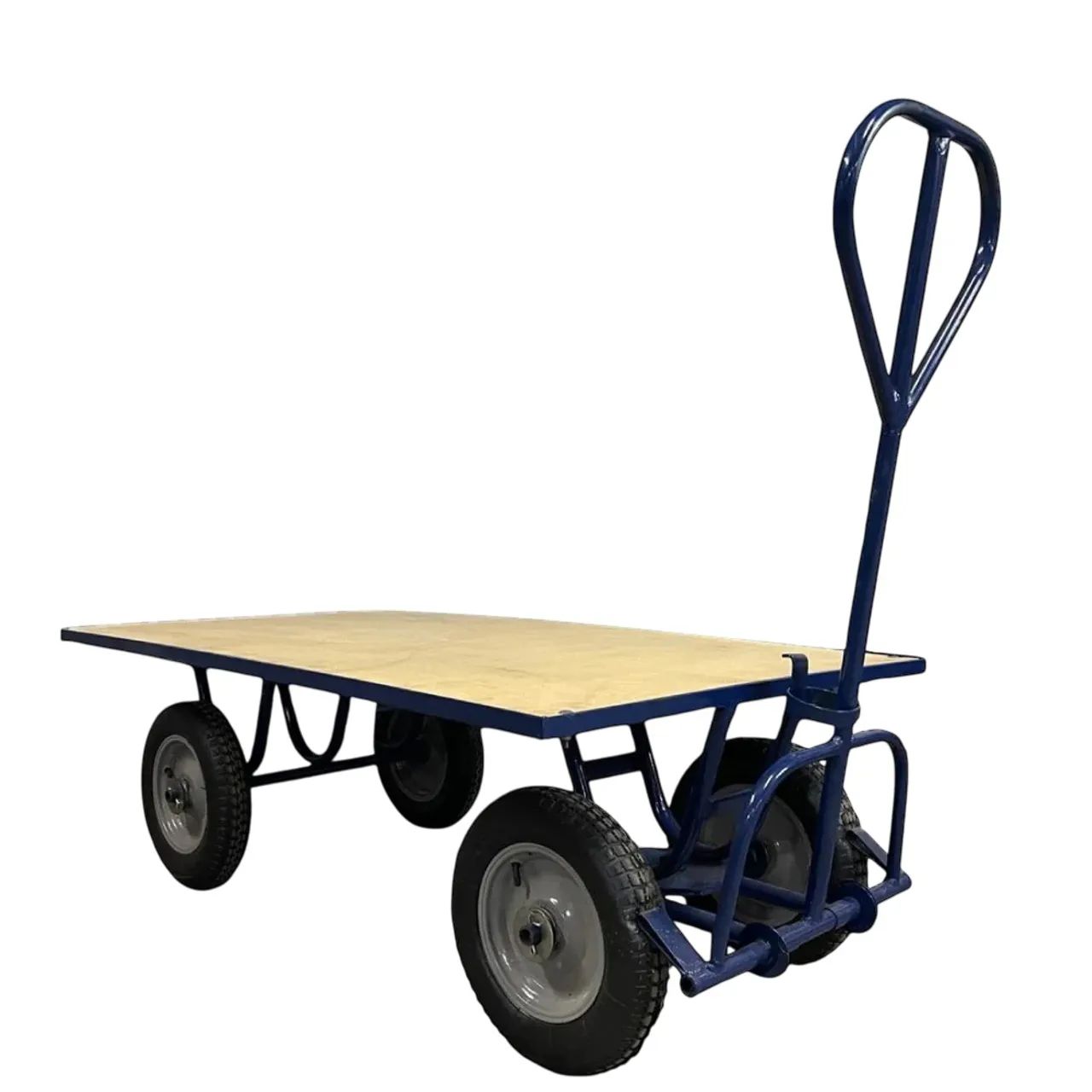 Carro Plataforma com Tampo em Madeira 450kg C 128M - NOVO  - Foto 2