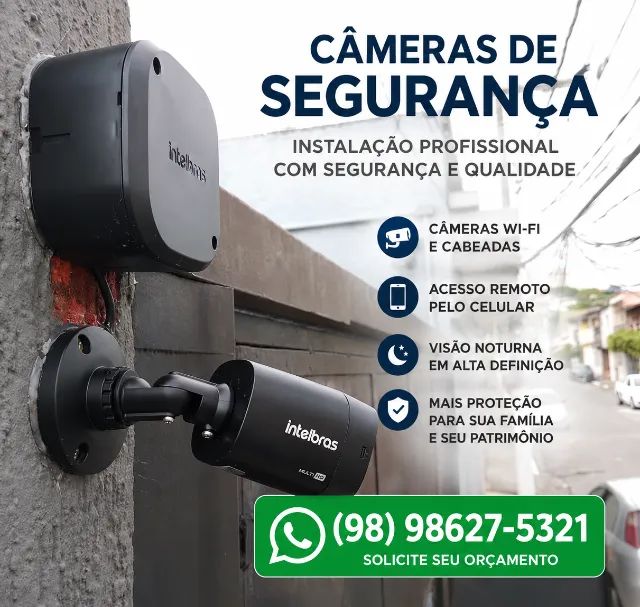 Eletricista e instalação de câmera
