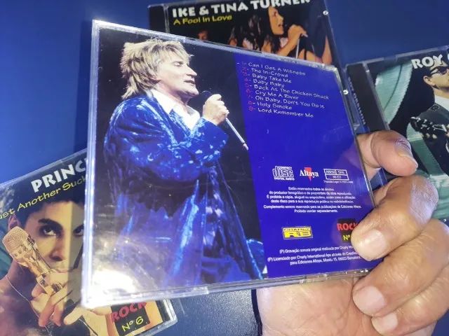 5 cds da coleção rock usado bem conservado - Foto 3