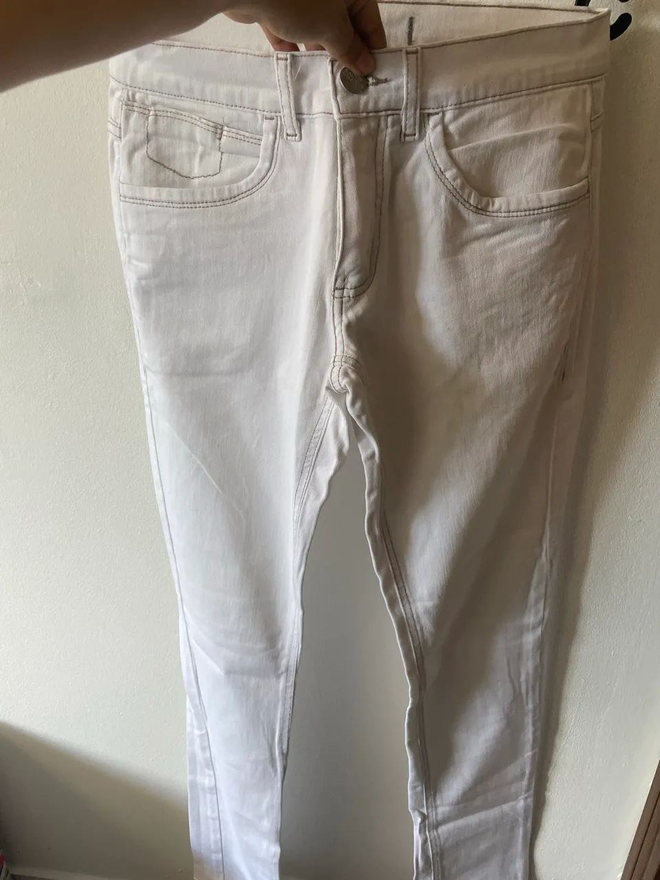 Calça masculina 38 - BRANCA - Foto 2