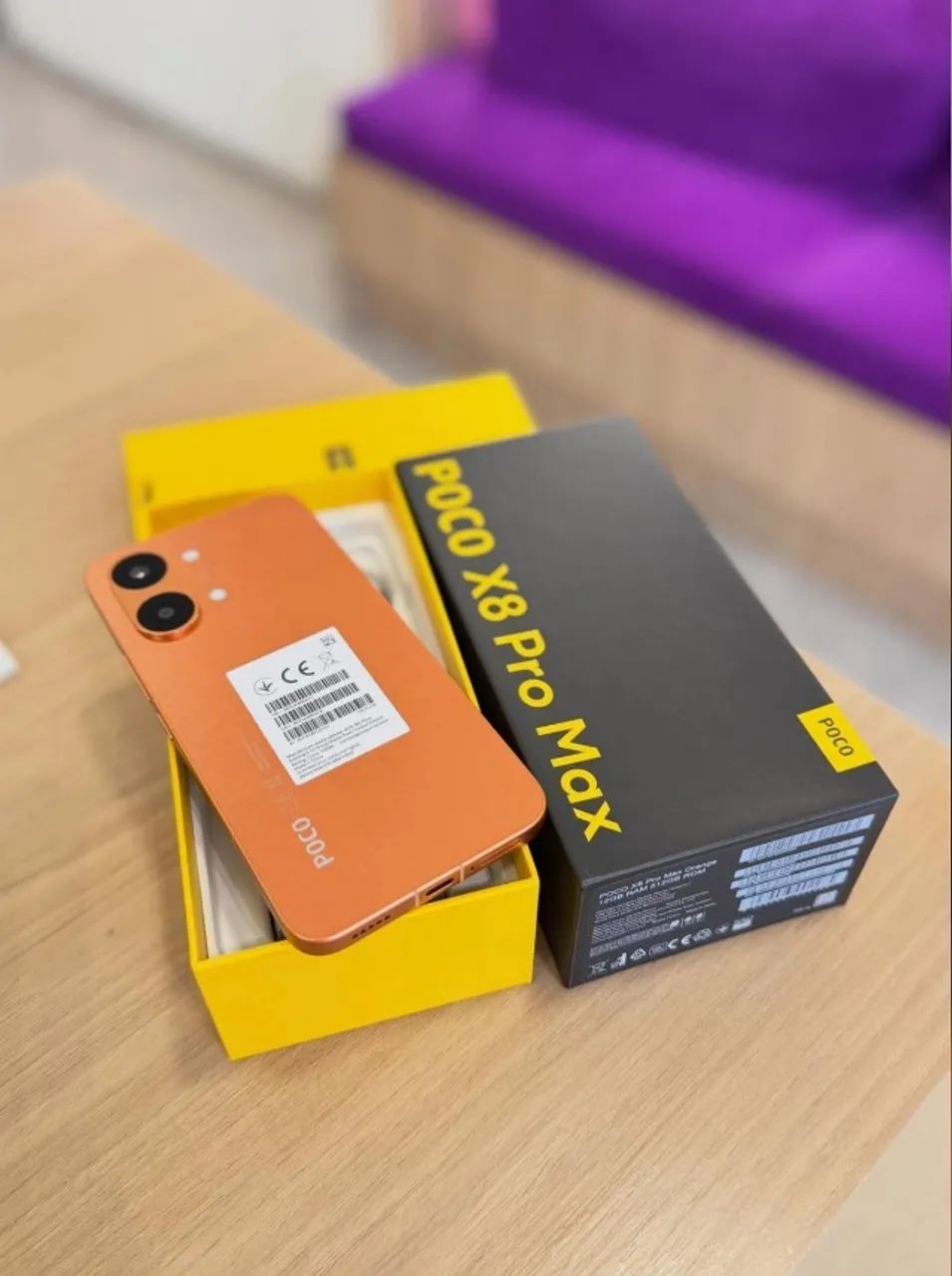 POCO X8 PRO MAX 5G 12RAM 512GB - LARANJA