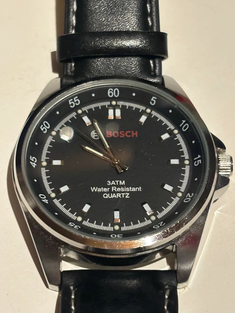 Relógio Original Bosch Classico Pulseira Couro Coleção 