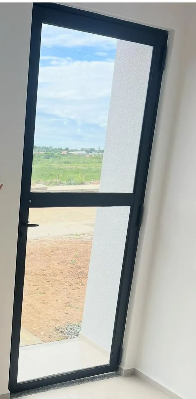 Aluminum Glass Door 80 cm