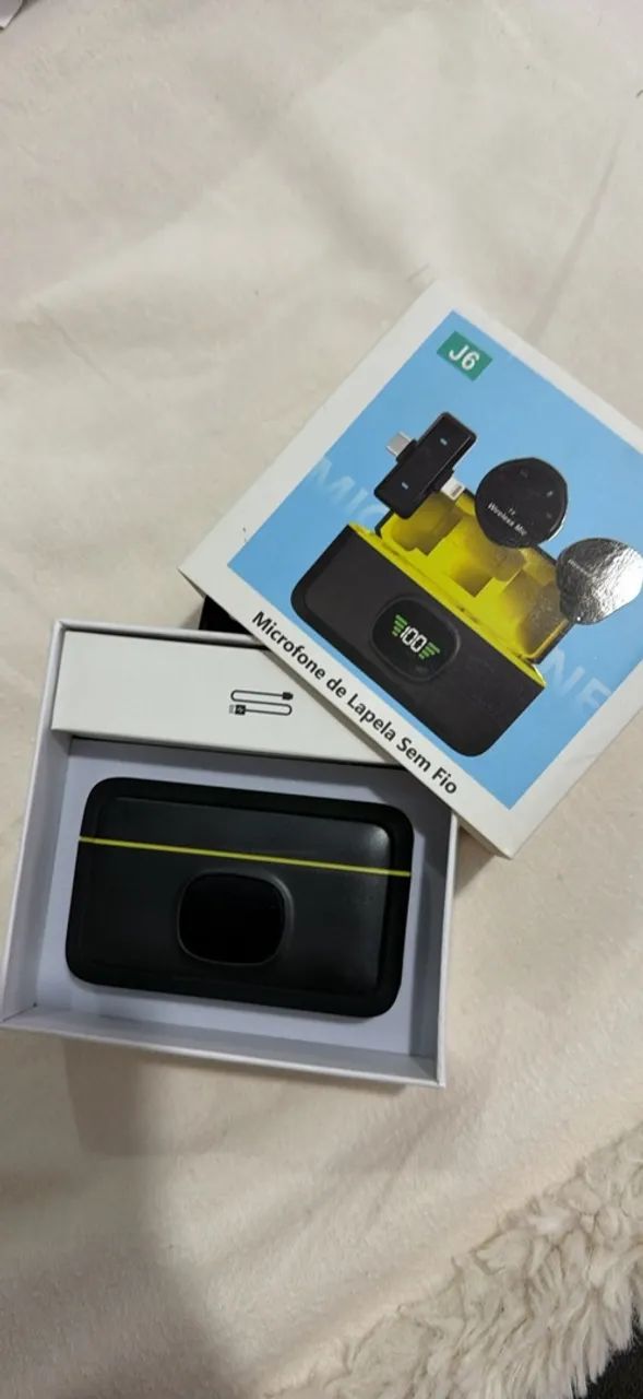 Lapela com 2 Microfones Profissional (Celular e CAM)  - Foto 5