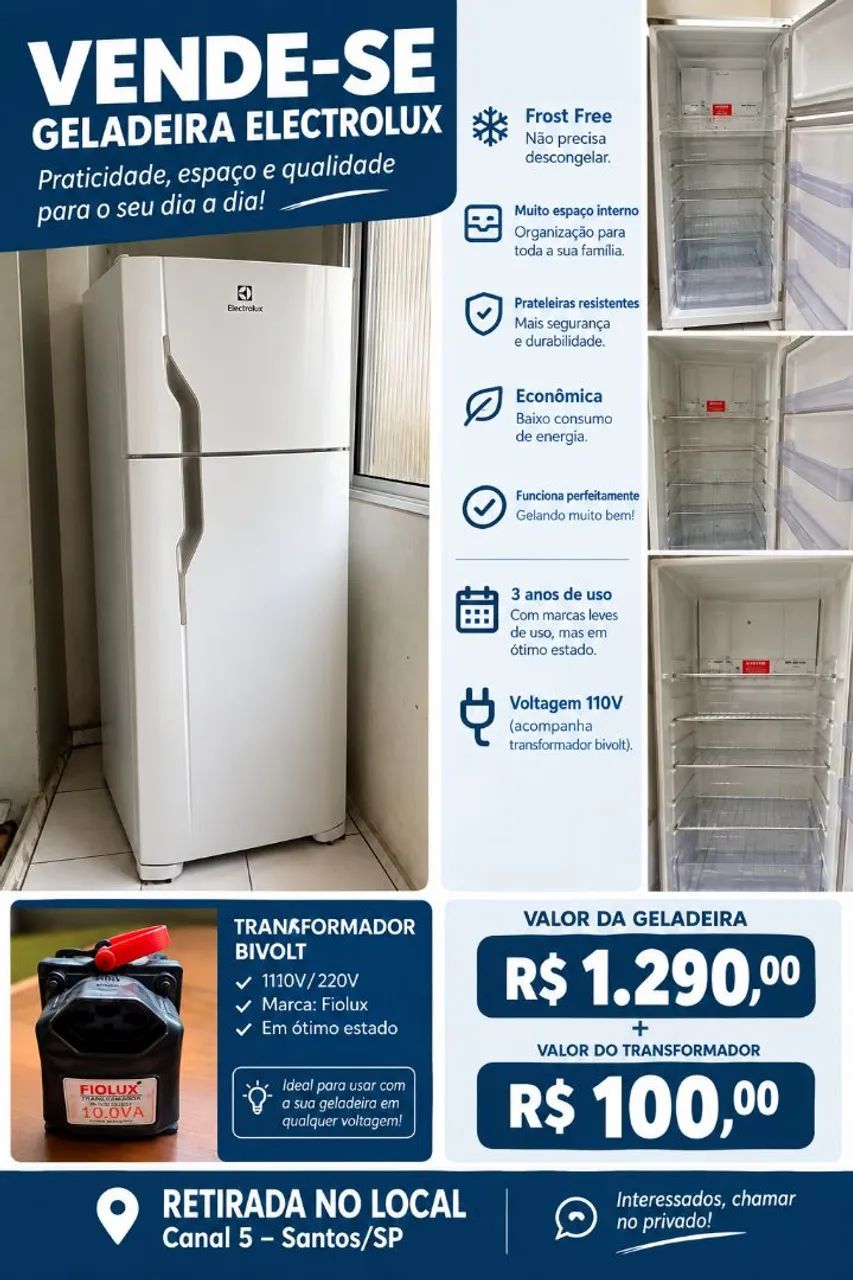 Geladeida Electrolux 
