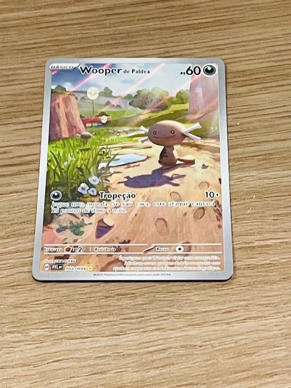 CARTA POKÉMON   Wooper de Paldea (102/094)FOIL