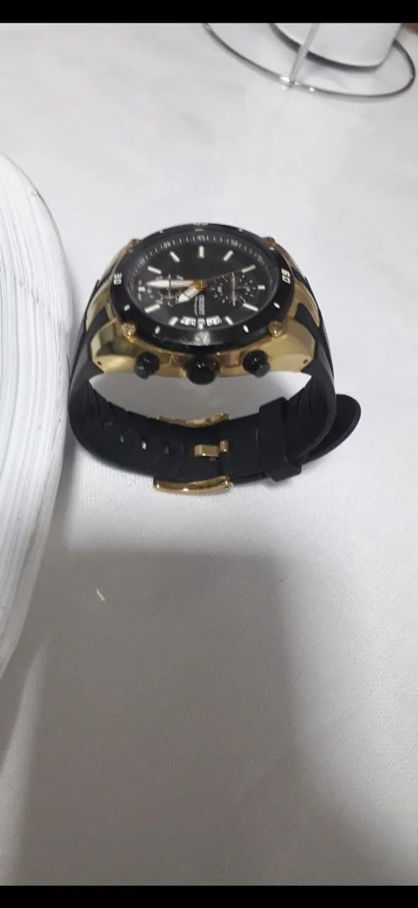 Vendo relógio orient pulseira de silicone  - Foto 2