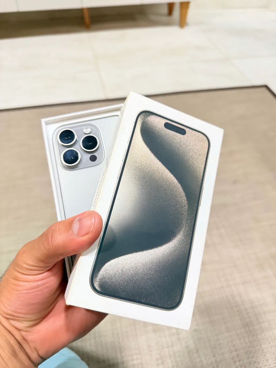 iPhone 15 Pro 256GB Titânio Natural  - Foto 3