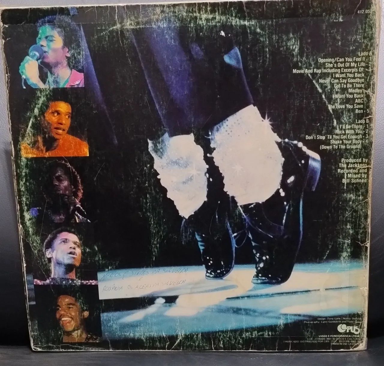 Jacksons Five - Live 1983 LP - Foto 2