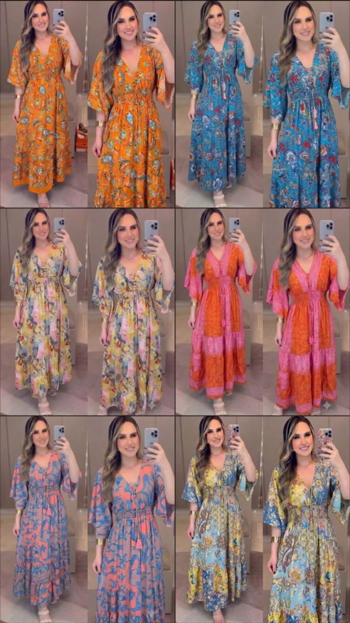 Vestido Luxo Fio de Ouro